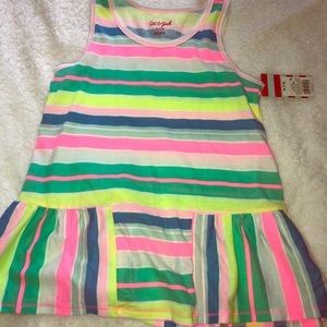 Little girl colorful shirt